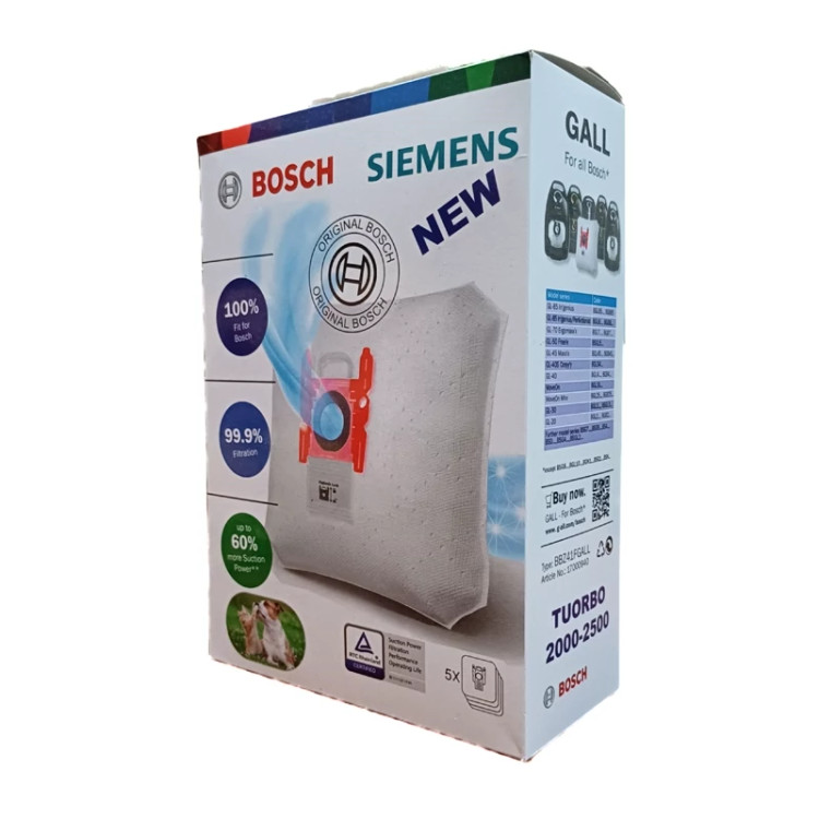 پاکت جاروبرقی مدل بوش (Bosch) تایپ G بسته 5 عددی